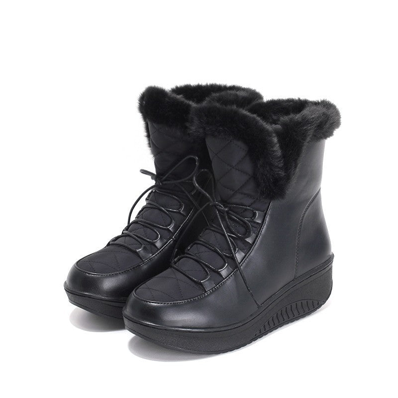 Cozy Plush-Lined Winter Platform Boots