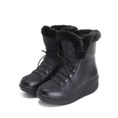 Cozy Plush-Lined Winter Platform Boots